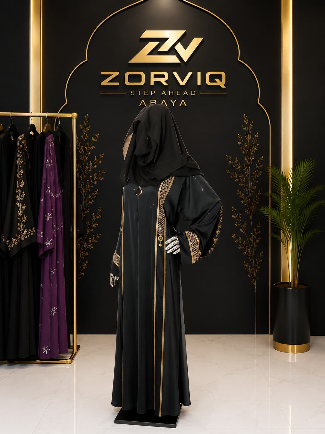 Zorviq Royal Edge Abaya